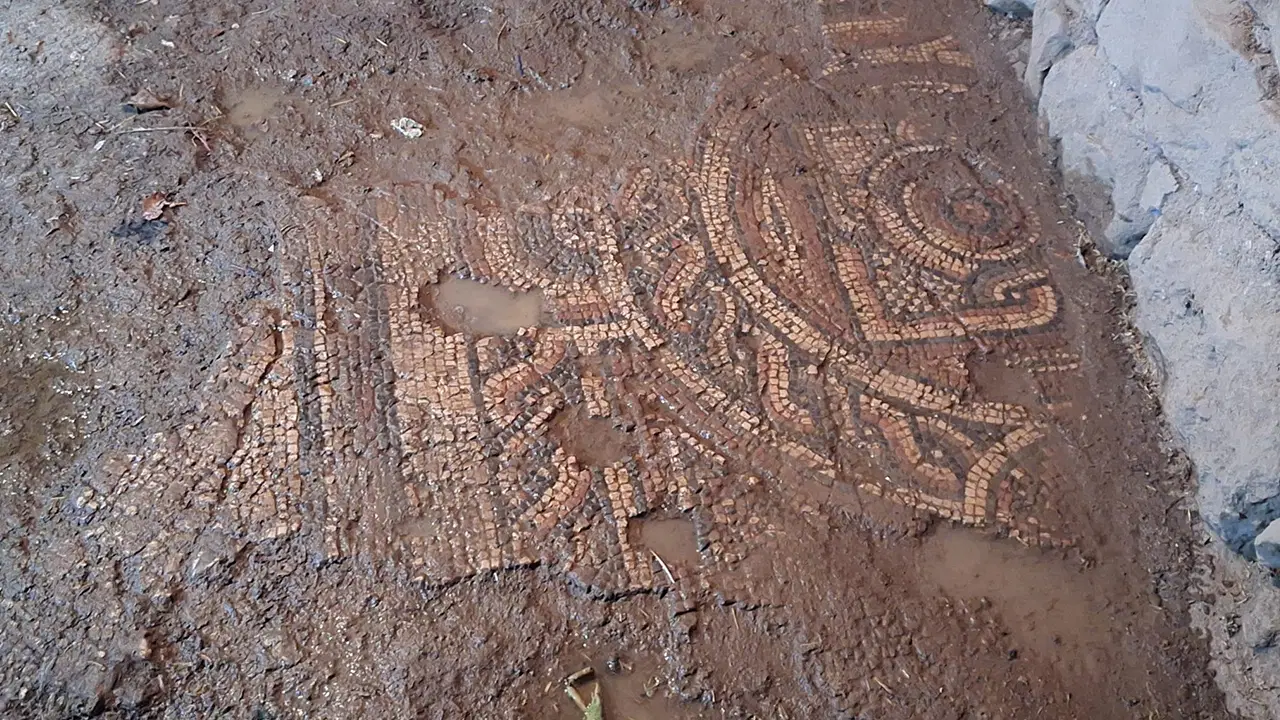 Mardin’de yasadışı kazı operasyonu: 1500 yıllık tarihi mozaik bulundu