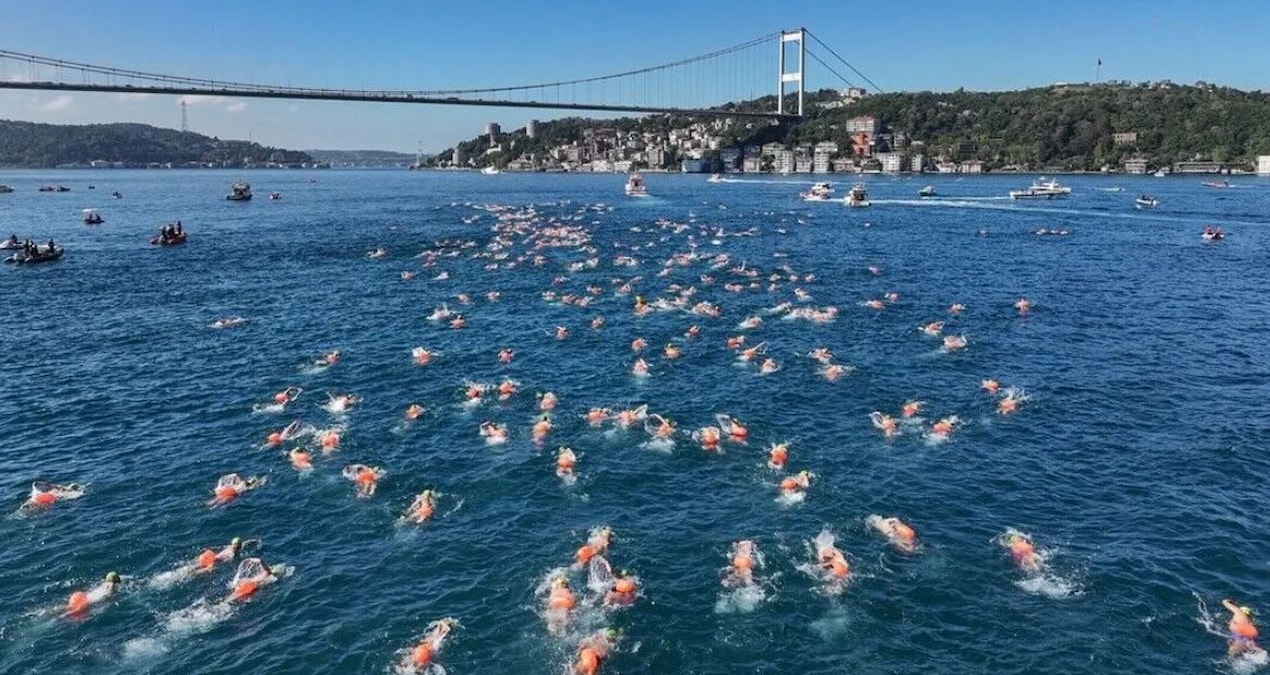 38. Boğaziçi Kıtalar Arası Yüzme Yarışı bitti: 2 bin 500’ün üzerinde sporcu katıldı