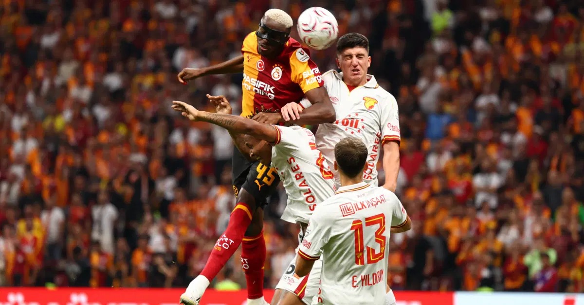 Galatasaray 3-2 Göztepe: Averajla liderliğe yükseldi