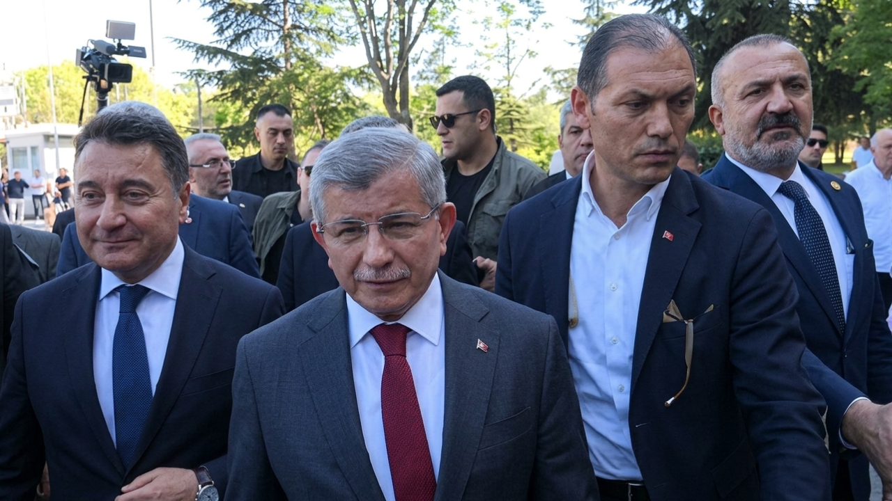 Ahmet Davutoğlu, ‘Cumhurbaşkanı’na hakaret’ suçlamasından ifade verdi